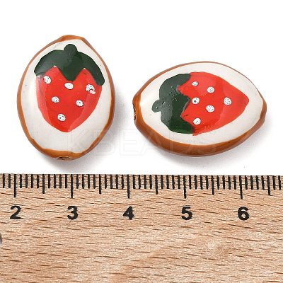 Handmade Porcelain Beads PORC-F012-02B-1