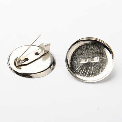 Iron Brooch Findings X-E04IY-P-1