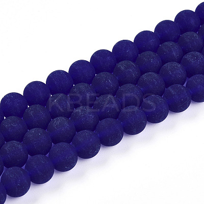Transparent Glass Beads Strands LS-GLAA-T032-T8mm-MD15-1