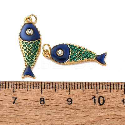 304 Stainless Steel Enamel Pendants X-STAS-H475-07G-1