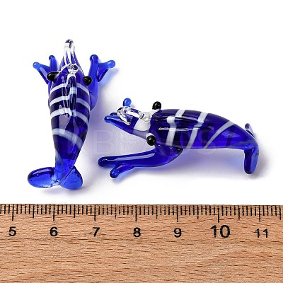 Handmade Lampwork Pendants LAMP-Z013-02A-1