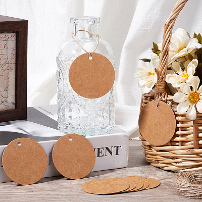 200Pcs Blank Kraft Paper Gift Tags CDIS-SP0001-10B-1