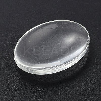 Glass Cabochons LS-GLAA-WH0032-30-1