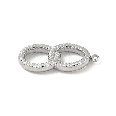 304 Stainless Steel Pendants STAS-P388-02P-1