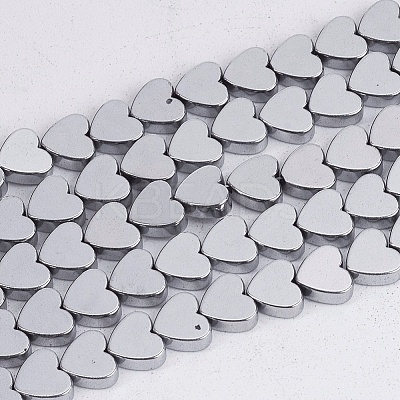 Non-magnetic Synthetic Hematite Beads Strands X-G-Q883-6x6mm-6-1