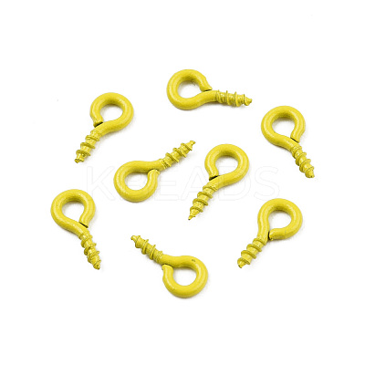 Spray Painted Iron Screw Eye Pin Peg Bails IFIN-N010-002A-14-1