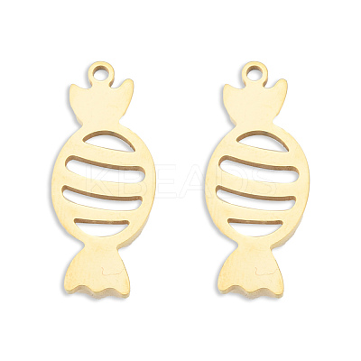 Ion Plating(IP) 201 Stainless Steel Pendants STAS-N098-128LG-1
