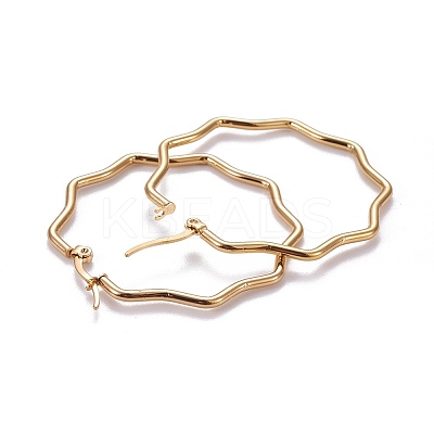 201 Stainless Steel Hoop Earrings EJEW-F205-16G-A-1