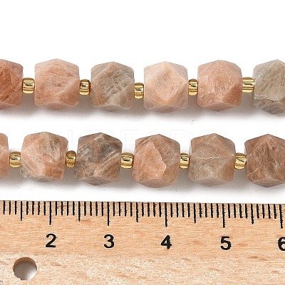 Natural Sunstone Beads Strands G-G271-A01-01-1