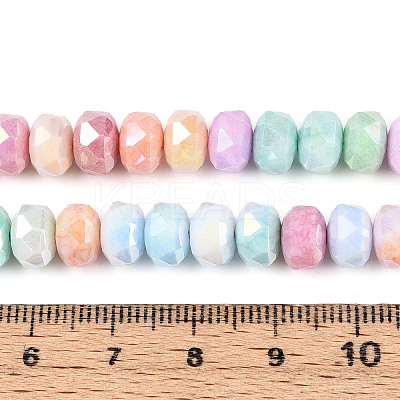 Anti-Tarnish Electroplate Glass Beads Strands X-GLAA-T025-8mm-11B-1