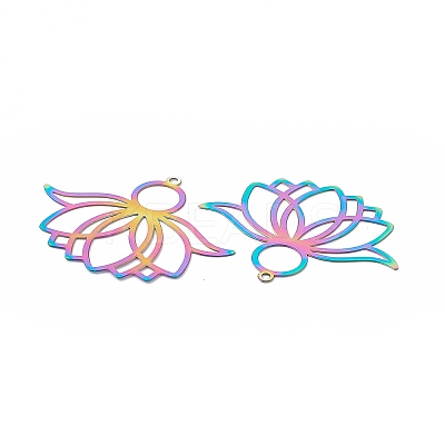 201 Stainless Steel Pendants STAS-B038-06MC-1