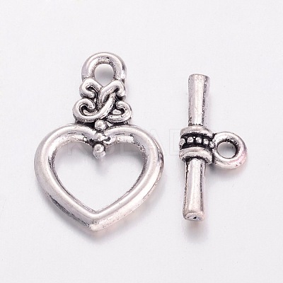 Alloy Toggle Clasps LS-EA9137Y-NF-1