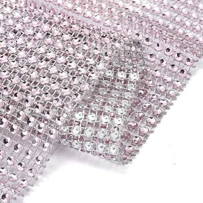 24 Rows Plastic Diamond Mesh Wrap Roll DIY-L049-05T-1