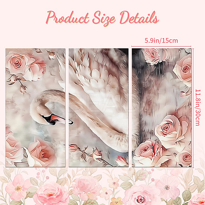 3 Sheets 3 Styles PVC Waterproof Decorative Stickers DIY-WH0404-367-1