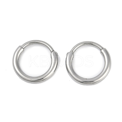 316 Surgical Stainless Steel Hoop Earrings EJEW-G416-42A-P-1