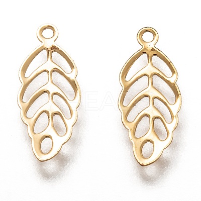 304 Stainless Steel Filigree Charms X-STAS-H130-14G-1