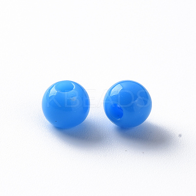 Opaque Acrylic Beads X-MACR-S370-C6mm-M2-1