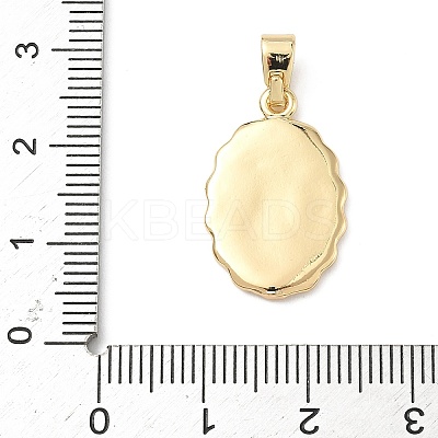 Brass Pendants ZIRC-I356-11G-02-1