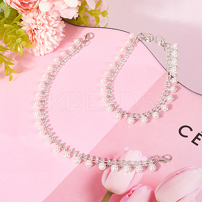 Alloy Rhinestone Shoe Chains FIND-WH20024-06-1