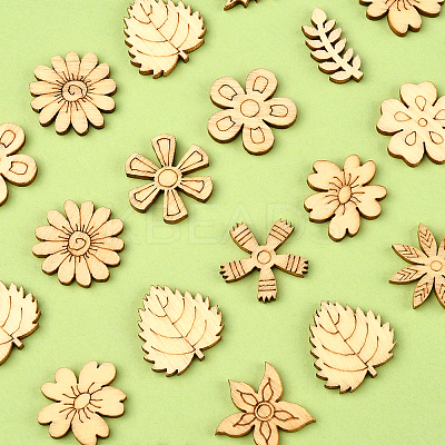 Wood Cabochons WOOD-CJ0001-31-1