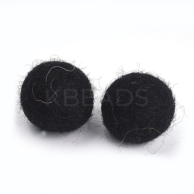 DIY Doll Craft Wool Felt Ball AJEW-T003-20mm-M-1