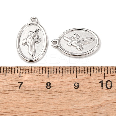 304 Stainless Steel Pendants STAS-I358-12P-13-1