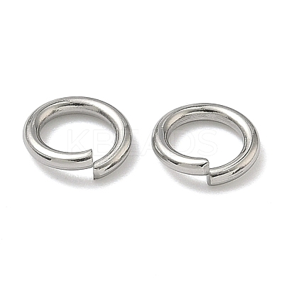 Tarnish Resistant 304 Stainless Steel Open Jump Rings LS-STAS-E067-09-8mm-1