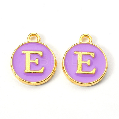 Golden Plated Alloy Enamel Charms LS-ENAM-S118-10E-1