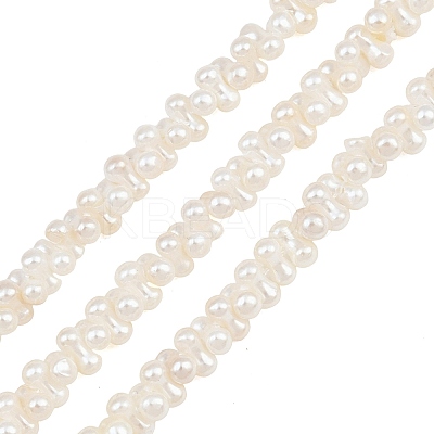Electroplated Shell Pearl Beads Strands SH-CBA94AD-01-1