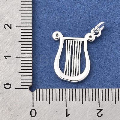 Brass Micro Pave Clear Cubic Zirconia Pendants KK-Z147-18S-1