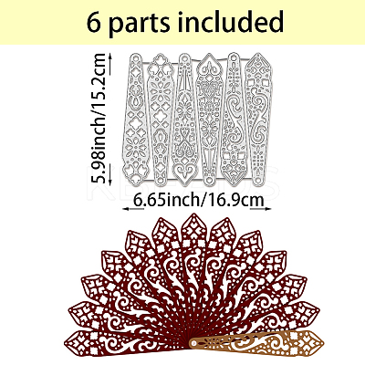 Carbon Steel Cutting Dies Stencils DIY-WH0309-1764-1