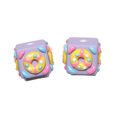 Opaque Acrylic Beads PW-WGAC58F-06-1
