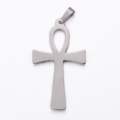 304 Stainless Steel Pendants STAS-H384-05-1
