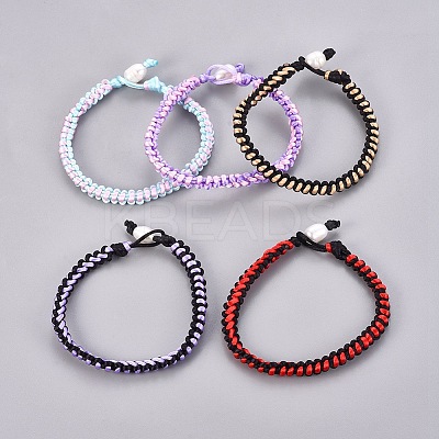 Nylon Thread Braided Cord Bracelet BJEW-JB04603-1