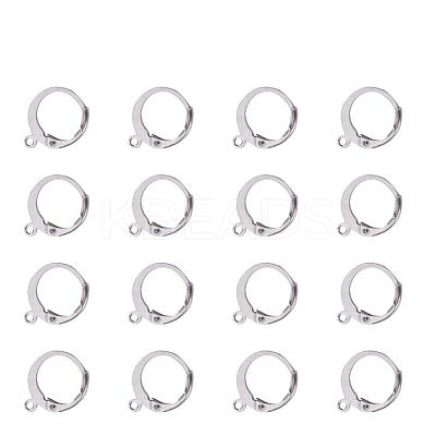 Tarnish Resistant 304 Stainless Steel Leverback Earring Findings STAS-I045-02-1