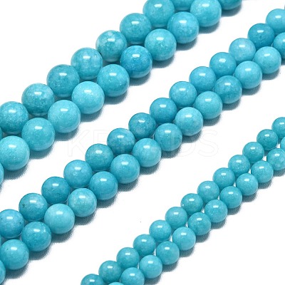Natural Malaysia Jade Beads Strands G-L645-A01-6mm-24-1