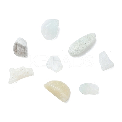 Natural Flower Amazonite Chip Beads G-O103-11-1