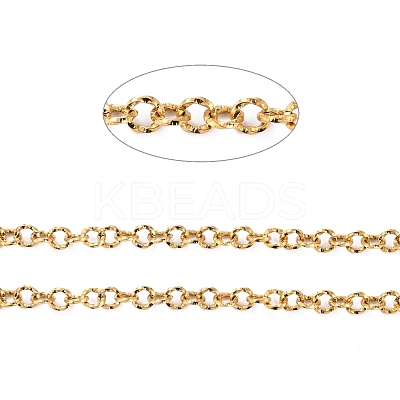 PVD Vacuum Plating 304 Stainless Steel Rolo Chains CHS-P014-01G-1