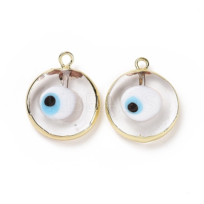 Handmade Lampwork Pendants LAMP-P057-03G-06-1