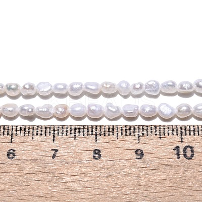 Natural Cultured Freshwater Pearl Beads Strands LS-PEAR-N014-03E-01-1