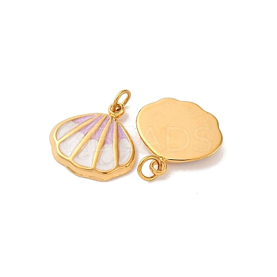 304 Stainless Steel Enamel Charms X-STAS-U061-04G-1
