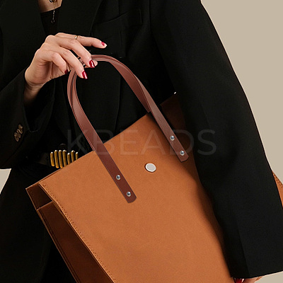 4 Sets 4 Colors PU Imitation Leather Bag Handles FIND-PH0017-28-1