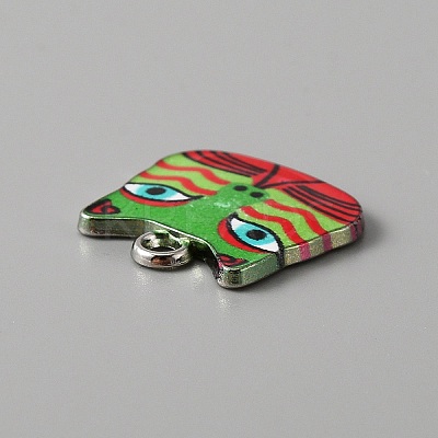 Alloy Enamel Pendants LS-ENAM-CJC0006-52F-1