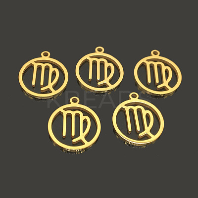 PVD Vacuum Plating 304 Stainless Steel Pendants STAS-TAC0002-32I-1