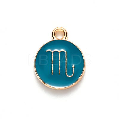 Alloy Enamel Pendants ENAM-S124-01A-05L-1