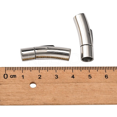 Tarnish Resistant 304 Stainless Steel Bayonet Clasps STAS-I013-6mm-1