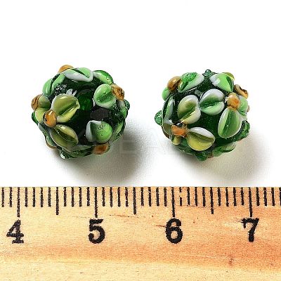 Handmade Lampwork Beads Strands LAMP-N021-015A-10-1