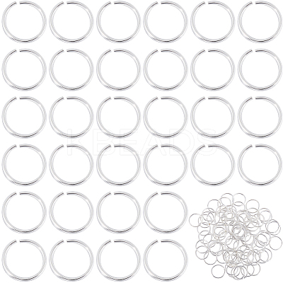 100Pcs 925 Sterling Silver Open Jump Rings STER-CN0001-41-1