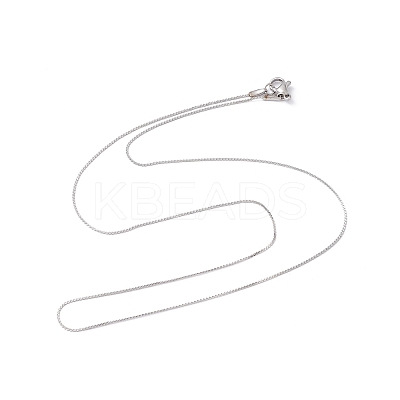 Non-Tarnish 304 Stainless Steel Serpentine Chain Necklace for Men Women NJEW-G076-01C-P-1