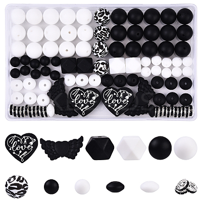 Heart Theme Bead Kits DIY-YW0017-46-1